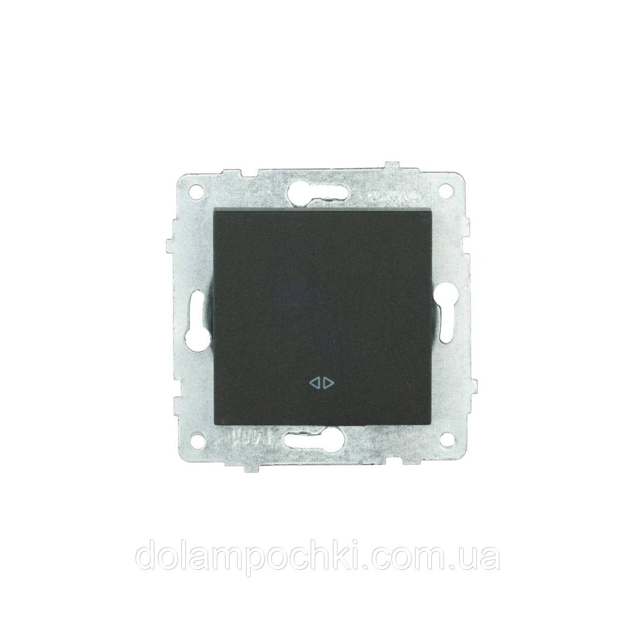 Вимикач 1-клавішний реверсивний GRANO Ovivo, фото 1