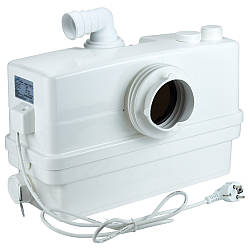 Станція каналізаційна 0.6 кВт Hmax 8.5 м Qmax 110 л/хв 3 входи + фронтальний вхід 90 мм LEO 3.0 WC601A (776914)