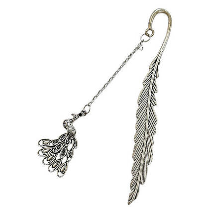 Закладка для книг металева Павич MRBookmark сріблястий