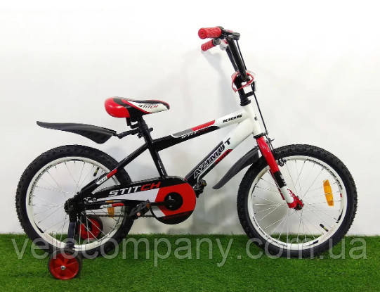 Дитячий велосипед Azimut Stitch 12" червоний