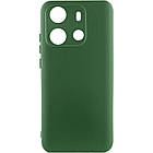 Чохол Silicone Cover Lakshmi Full Camera (A) для Tecno Spark Go 2023 Зелений / Dark green, Full camera