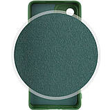 Чохол Silicone Cover Lakshmi Full Camera (A) для Tecno Spark Go 2023 Зелений / Dark green, Full camera, фото 2