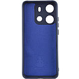 Чохол Silicone Cover Lakshmi Full Camera (A) для Tecno Spark Go 2023 Синій / Midnight blue, Full camera, фото 2