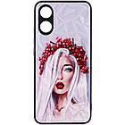 TPU+PC чохол Prisma Ladies для Oppo A38 / A18 Ukrainian Girl, TPU+PC