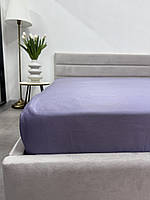 Ткань Полисатин 120 г/кв.м. в рулоне 100 м гладкокрашенный фиолетовый для пошива домашнего текстиля