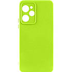 Чохол Silicone Cover Lakshmi Full Camera (A) для Xiaomi Poco X5 Pro 5G Салатовий / Neon green, Full camera