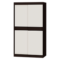 Шкаф купе 1200 Соната шкаф из ламинированного дсп и мдф шкаф для одежды модульные шкафы в прихожую Венге темный + белый