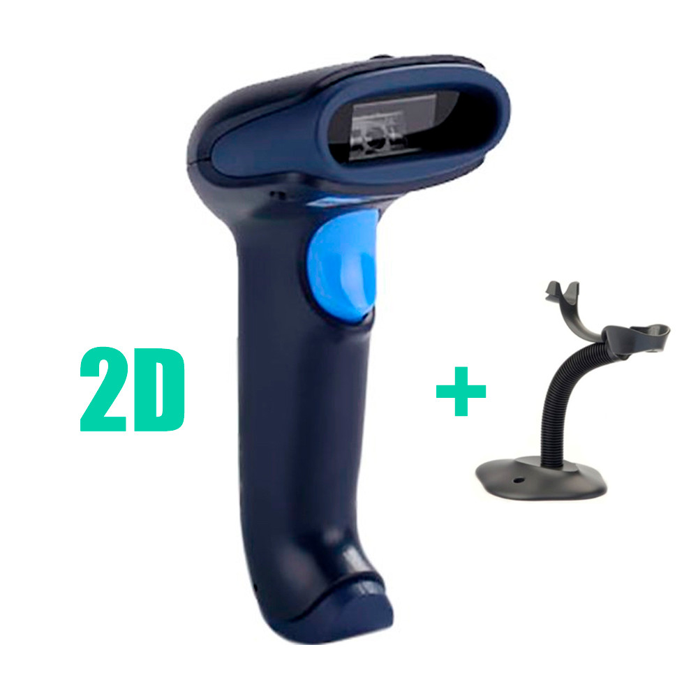 Ручний сканер Supoin SK2202 (2D), з підставкою, USB, фото 1
