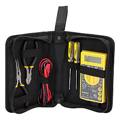 Набір мультиметр цифровий + плоскогубці та викрутки (кейс) SIGMA (4008531)