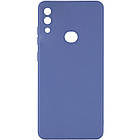 Силіконовий чохол Candy Full Camera для Samsung Galaxy A10s Блакитний / Mist blue