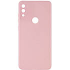 Силіконовий чохол Candy Full Camera для Samsung Galaxy A10s Рожевий / Pink Sand