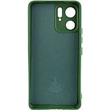 Чохол Silicone Cover Lakshmi Full Camera (A) для Motorola Edge 40 Зелений / Dark green, Full camera, фото 2