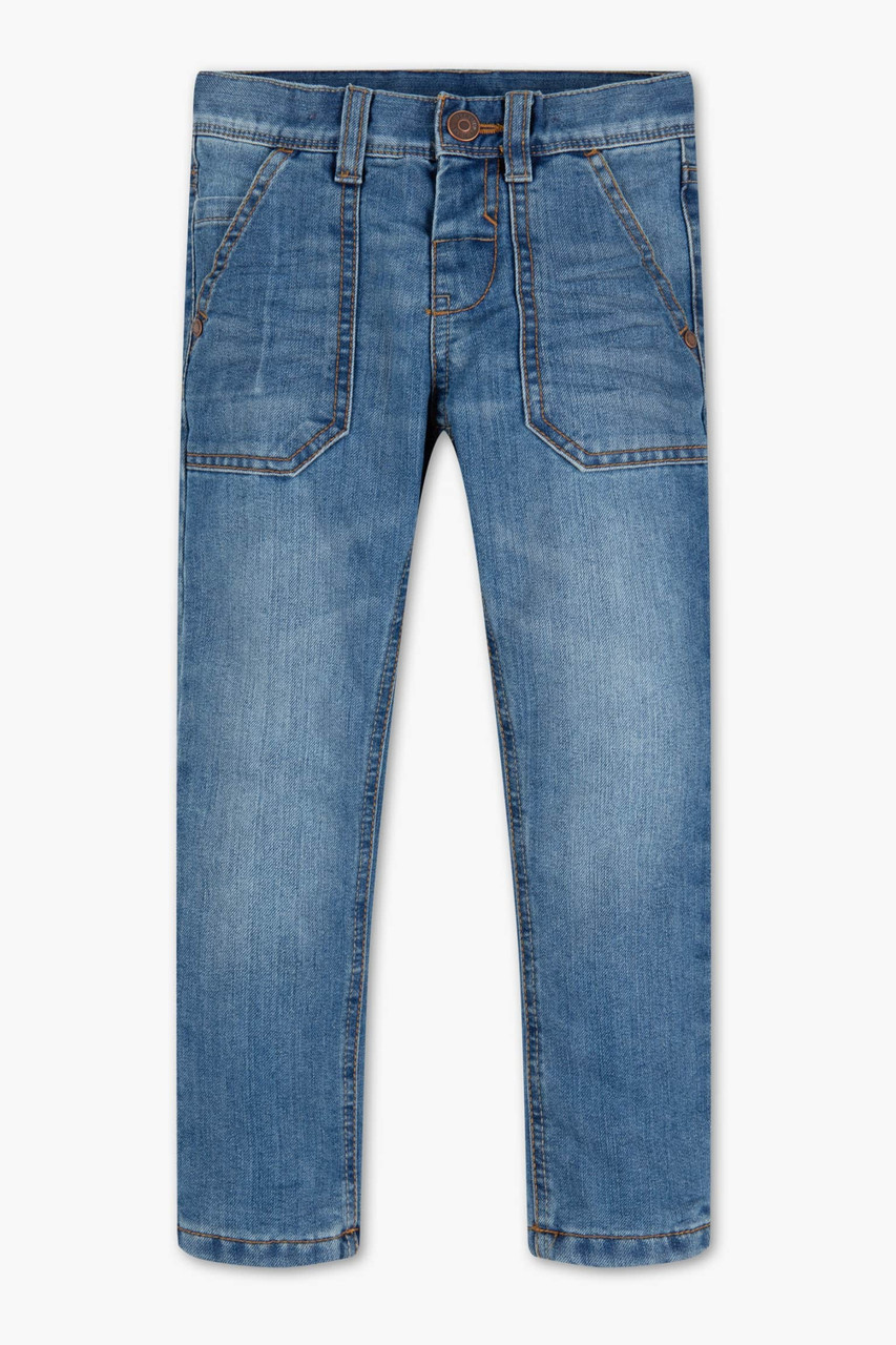 Дитячі джинси на підкладці для хлопчика C&A Розмір 116 блакитні