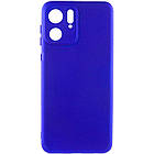 Чохол Silicone Cover Lakshmi Full Camera (A) для Motorola Edge 40 Синій / Iris, Full camera