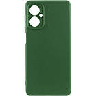 Чохол Silicone Cover Lakshmi Full Camera (A) для Motorola Moto G14 Зелений / Dark green, Full camera