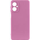 Чохол Silicone Cover Lakshmi Full Camera (A) для Motorola Moto G14 Рожевий / Pink, Full camera