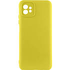 Чохол Silicone Cover Lakshmi Full Camera (A) для Motorola Moto G32 Жовтий / Flash, Full camera