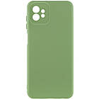 Чохол Silicone Cover Lakshmi Full Camera (A) для Motorola Moto G32 Зелений / Pistachio, Full camera