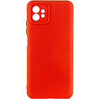 Чохол Silicone Cover Lakshmi Full Camera (A) для Motorola Moto G32 Червоний / Red, Full camera