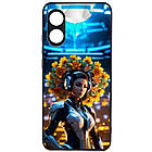 TPU+PC чохол Prisma Ladies для Realme C33 Cyberpunk, TPU+PC