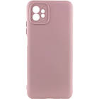 Чохол Silicone Cover Lakshmi Full Camera (A) для Motorola Moto G32 Рожевий / Pink Sand, Full camera