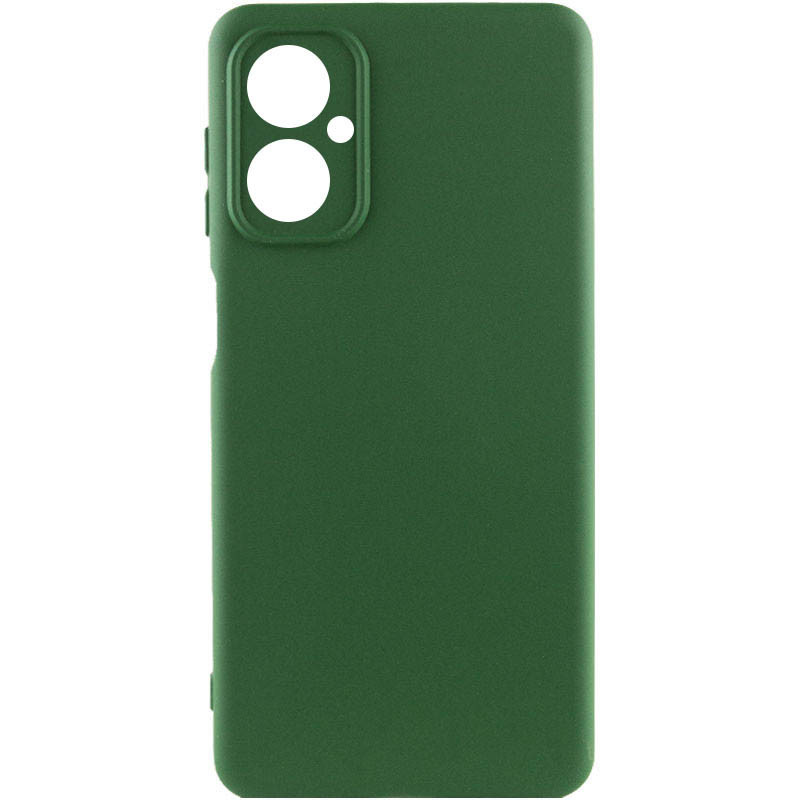 Чохол Silicone Cover Lakshmi Full Camera (A) для Motorola Moto G54 Зелений / Dark green, Full camera