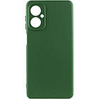 Чохол Silicone Cover Lakshmi Full Camera (A) для Motorola Moto G54 Зелений / Dark green, Full camera