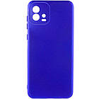 Чохол Silicone Cover Lakshmi Full Camera (A) для Motorola Moto G72 Синій / Iris, Full camera