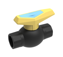Кран кульовий різьбовий ВВ D40* 1 1/4" SantehPlast