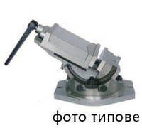 Тиски станочные глобусные поворотные L губок 100 мм, серия QHK, Китай