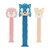 Конфеты Жевательные PEZ Sonic в Асcортименте 2 Pieces с Игрушкой 16.4g