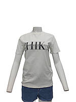 ЖІноча футболка Calvin Klein з написом, білого кольру, розмір XS