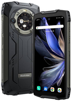 Смартфон Blackview BV9300 Pro Black 12/256 GB NFC 15080 мА/год Новинка 2024 року, фото 1