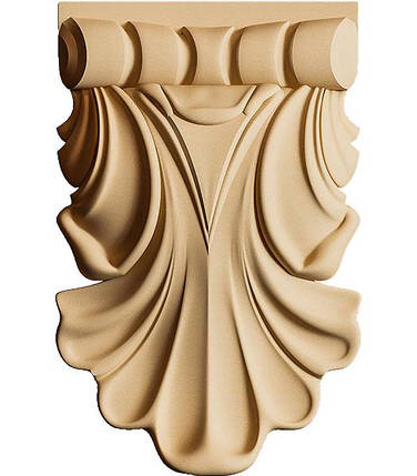 Декоративний елемент Carving Decor KR 02 70x105x15 мм, фото 2