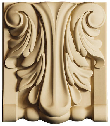 Декоративний елемент Carving Decor KR 05120 120x140x25 мм, фото 2