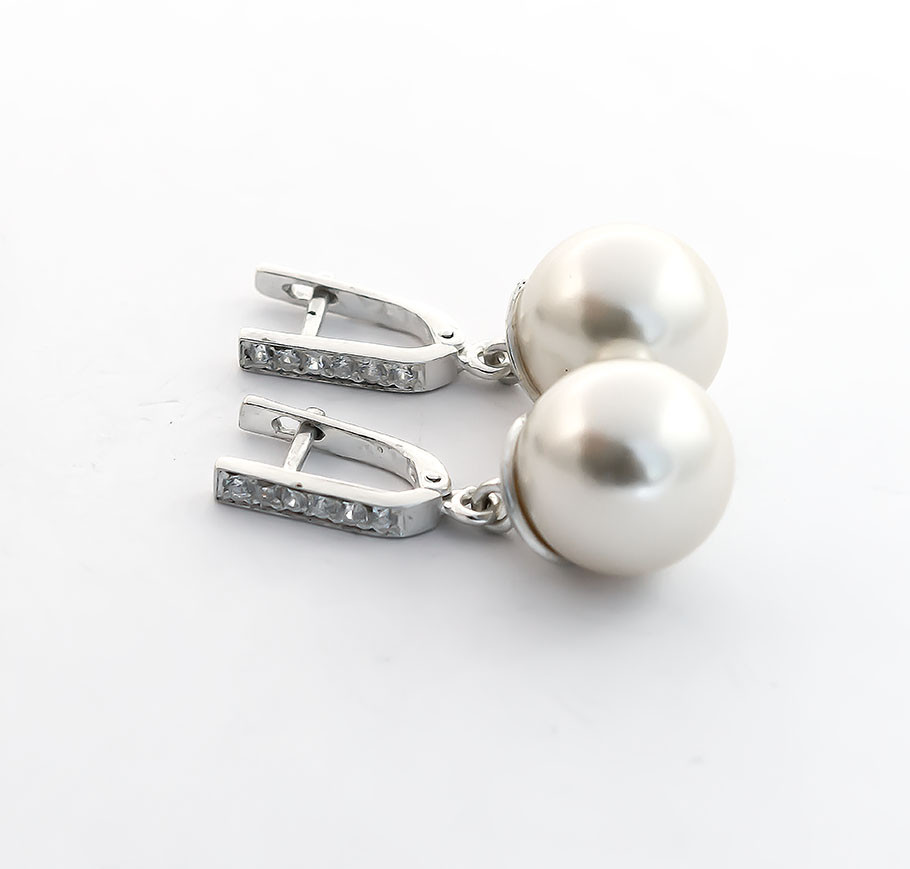 Сережки З Великим Перловим, фото 1