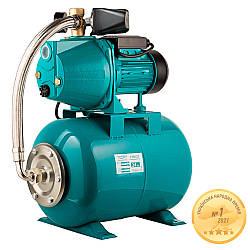 Станція 0.75 кВт Hmax 48 м Qmax 55 л/хв (самовсмоктувальний насос) 24 л Україна AQUATICA JETa80A5/UA (775092/24)