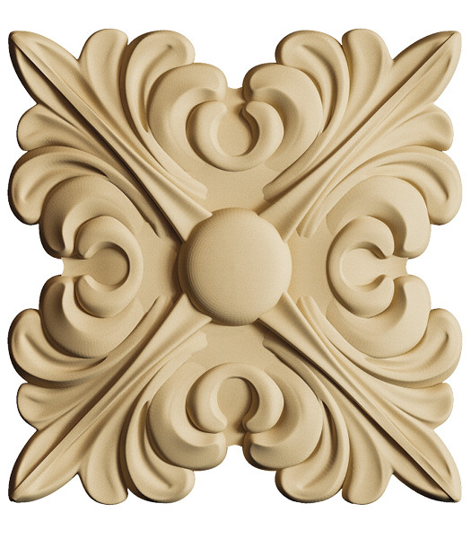 Декоративний елемент Carving Decor RZ 04100 100х100х12 мм