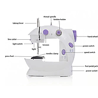 Портативная машинка UTM Sewing machine, Мини швейная машинка с педалью