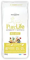 Pro-Nutrition PURE LIFE MAXI ADULT Сухой беззерновой корм с уткой и белой рыбой для взрослых собак больших