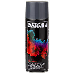 Емаль аерозольна акрилова 400 мл RAL 7015 сірий глянець SIGMA (2736711)