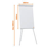 Фліпчарт магнітно-маркерний NOBO Essentials 70х100см, на тринозі (1915692), фото 2