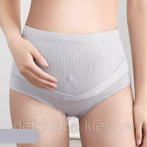Труси для вагітних із високою талією DSTB01 сірі, розмір 3XL, фото 1