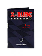 ПРОБНИК ДУХІВ З ФЕРОМОНАМИ ДЛЯ ЧОЛОВІКІВ AURORA X-RUNE FOR MEN, 1 МЛ