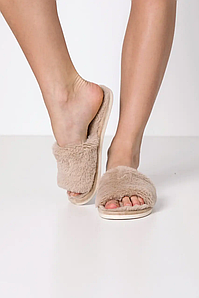 Жіночі домашні капці з хутром Aruelle  Janett Slippers