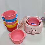 Знімна силіконова чаша (300 мл) для баночного воскоплаву, фото 10