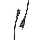 Кабель Lightning Braided Data and Charging Cable 1m, фото 3