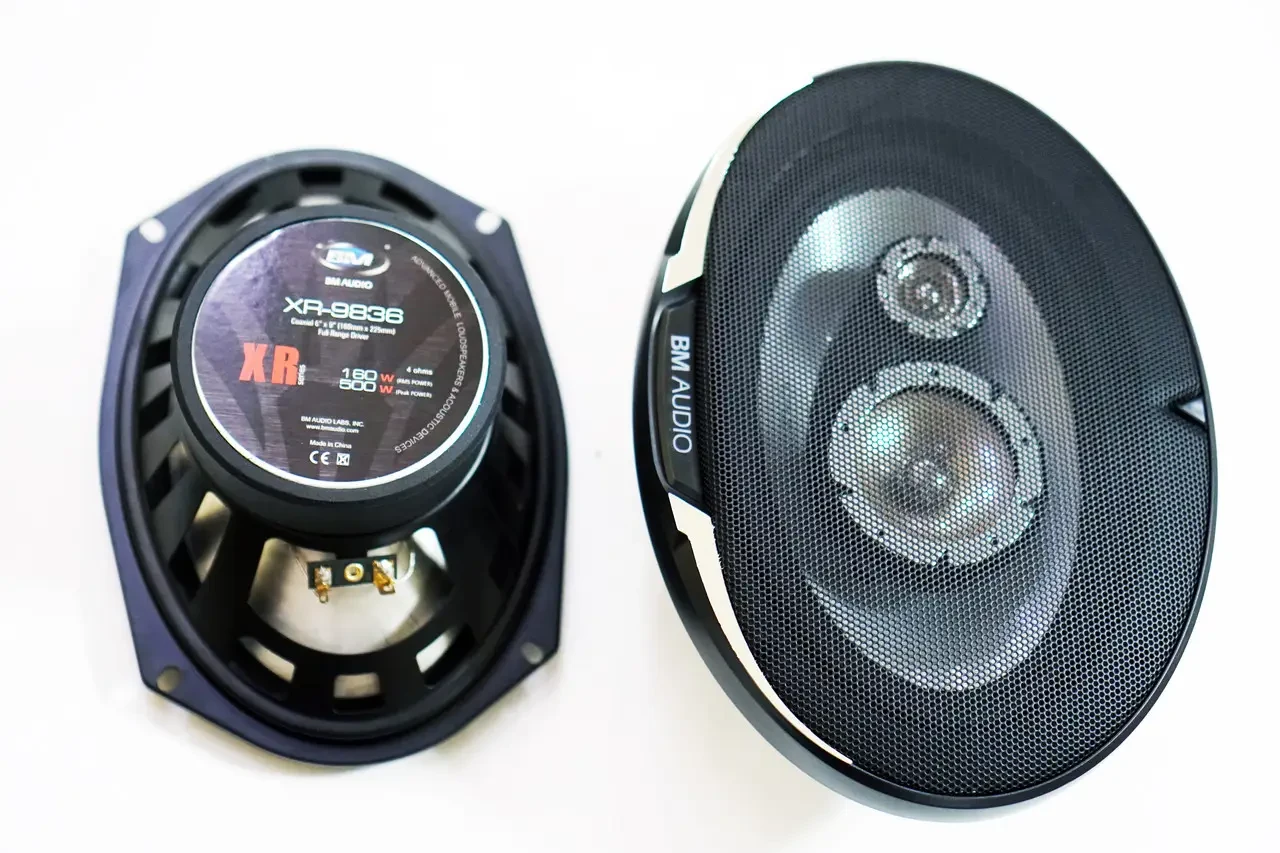 Автомобільні колонки Boschmann XR-9836, 15х23 см, 500 Вт, 4 смугі, овальні