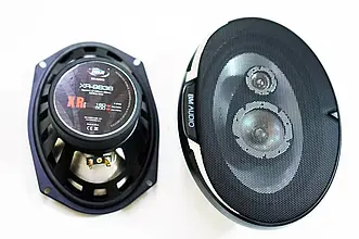 Автомобільні колонки Boschmann XR-9836, 15х23 см, 500 Вт, 4 смугі, овальні