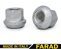 Гайка колесная М14х1.5х21 Сфера Цинк Ключ 19 Farad (Italy)